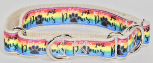 1" HEMP MARTINGALE PAWS COLLECTION